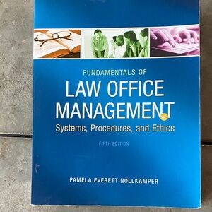 Fundamentals of Law Office Management Book - Blue Cover